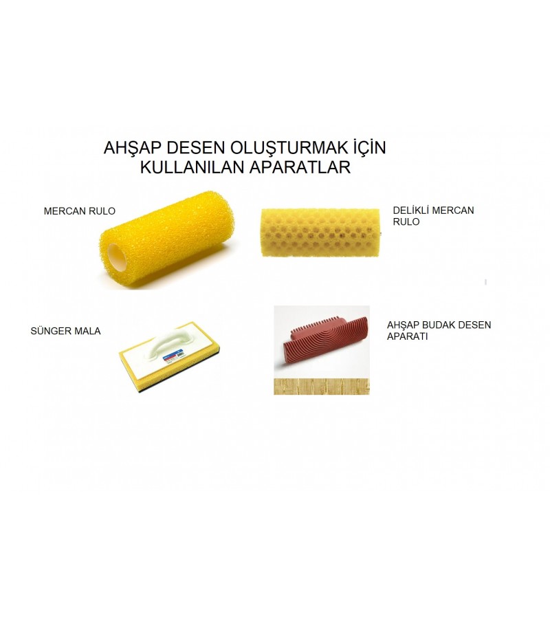 526 - BARS AHŞAP DESENLİ  CEPHE, DUVAR BOYASI