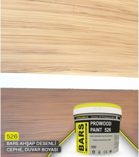 526 - BARS AHŞAP DESENLİ  CEPHE, DUVAR BOYASI