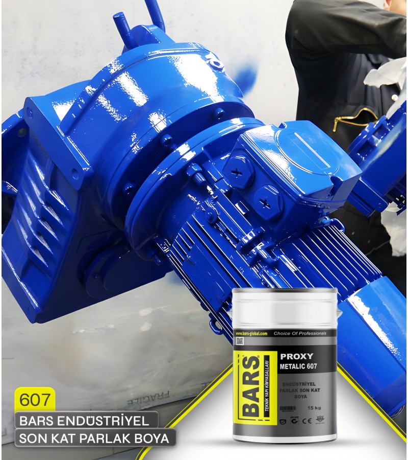 607 - BARS ENDÜSTRİYEL  SON KAT PARLAK  BOYA