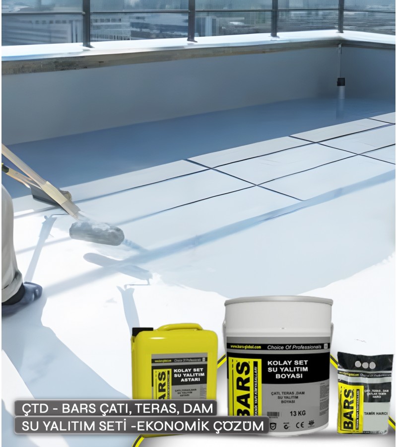 ÇTD - BARS ÇATI,  TERAS, DAM  SU YALITIM SETİ -EKONOMİK ÇÖZÜM ÜRÜNÜ