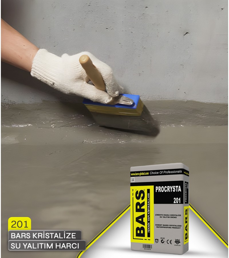 201 - BARS KRİSTALİZE SU YALITIM HARCI