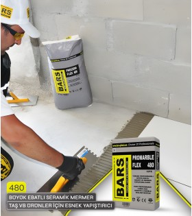 480 - BARS FLEX SERAMİK VE MERMER YAPIŞIRICI-C2TE