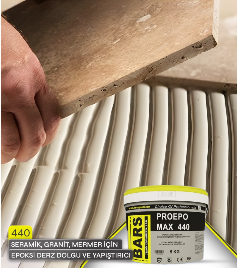 440 - BARS EPOKSİ SERAMİK YAPIŞTIRICI VE DERZ DOLGU