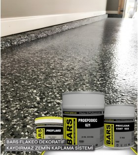 BARS PROFLAKE DEKORATİF KAYDIRMAZ ZEMİN KAPLAMA SİSTEMİ