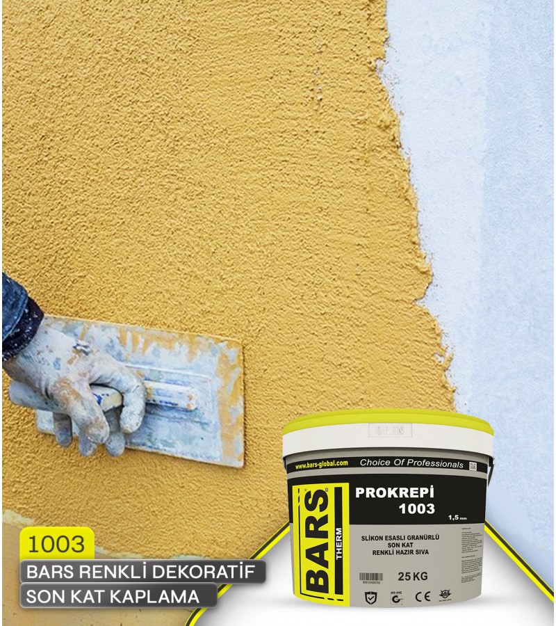 1003 - RENKLİ DEKORATİF SON KAT  KAPLAMA